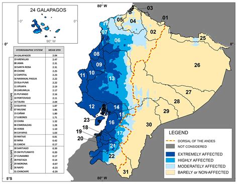 NHESS - Effect of extreme El Niño events on the precipitation of Ecuador