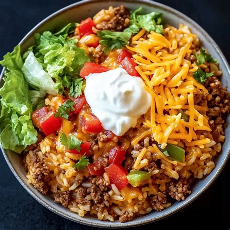 Easy Mexican Taco Rice Casserole for Busy Nights – Flavorful Kitchen