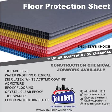 Floor Protection Sheet Manufacturer In Ahmedabad - Madhur Construction ...