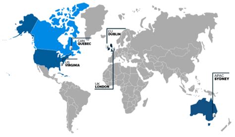 Data Center Map 的图像结果