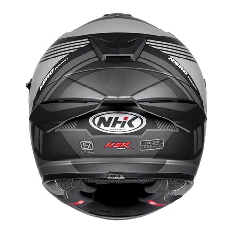 K5R FADER BLACK GREY MATT – NHK Helmets