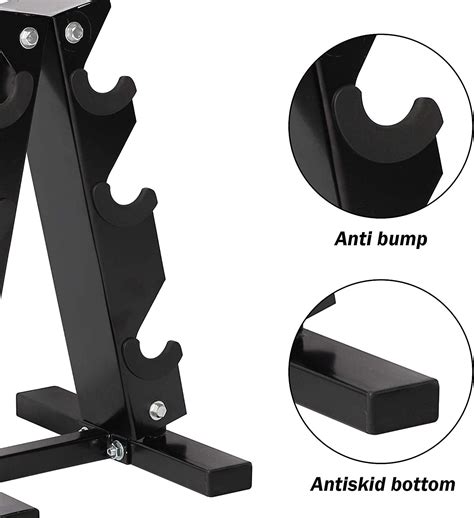 Buy Vilobos A-Frame Dumbbell Rack Stand Compact 3 Tier Free Weight ...
