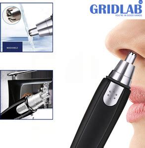 Gridlab Electric Nose and Ear Hair Shaver Facial Hair Clippers Trimmer ...