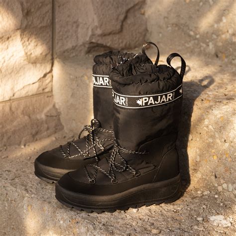 Puffy Black Winter Boot — A Pied Shoe Boutique