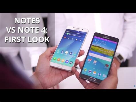 Galaxy Note 5 vs Note 4 的图像结果