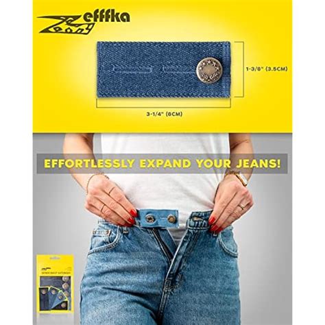 ZEFFFKA Denim Waist Extender Button for Jeans and India | Ubuy