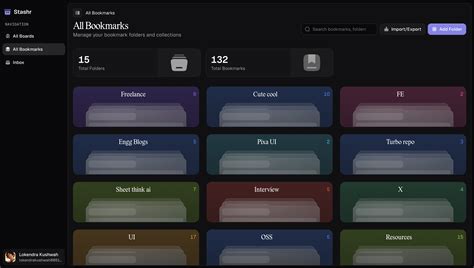 Stashr - Organize Your Bookmarks