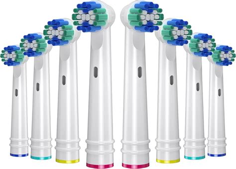 Tête de brosse de remplacement pour oral b, 8 paquets de têtes de brosse à dents électrique pour ...
