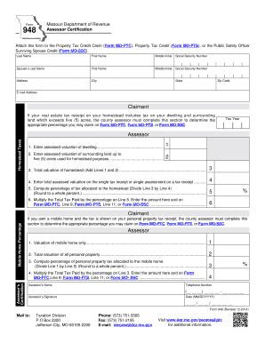 Missouri Printable Form 948 For 2020 - Fill and Sign Printable Template ...