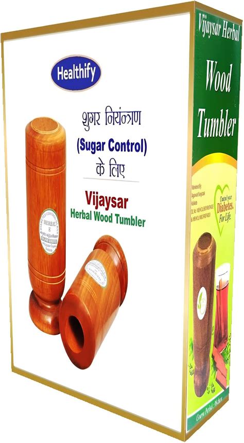 Buy affaires Control Diabetes & Sugar Ayurvadic Wood Glass Vijaysar ...