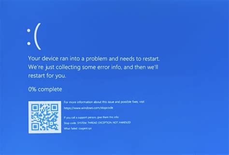 Image result for Microsoft Computer Blue Screen Error Message