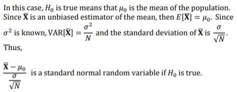 Image result for Statistics Hypothesis Testing Formulas