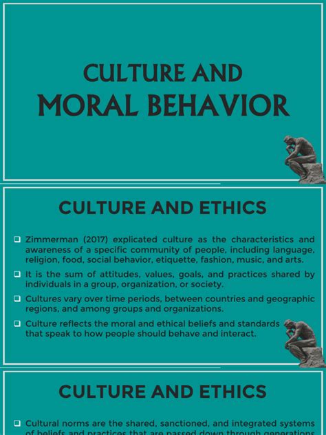 Culture and Moral Behavior | PDF | Morality | Behavioural Sciences