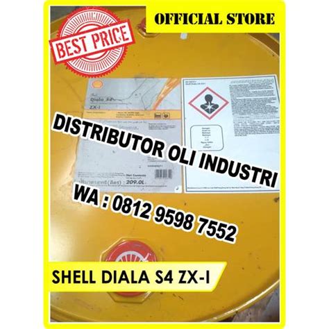 Jual SHELL DIALA S4 ZX-I ( DRUM 209 L - Ready Stock - Free Ongkir ...