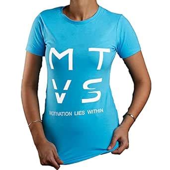 MOTIVUS MTVS Series TEE | Cerulean Blue | Large : Amazon.in: Sports ...