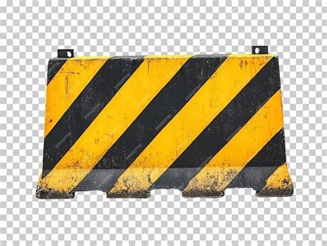 Barrière de circulation isolée sur un fond transparent png psd | PSD ...