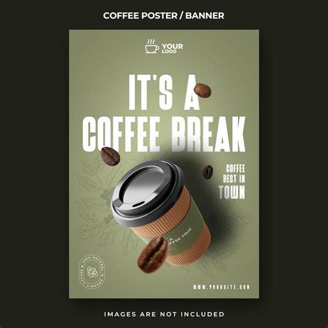 Coffee poster PSD, High Quality Free PSD Templates for Download | Freepik