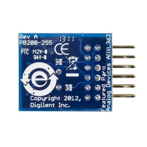 Pmod ACL2: 3-axis MEMS Accelerometer at MG Super Labs India