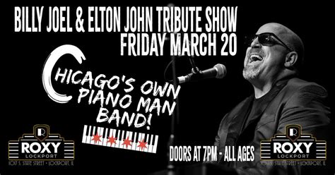 Billy Joel & Elton John Tribute - March 20, 2026 - Roxy Theater ...