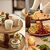 Buy Ellementry Sheesham 2 Tier Cake Stand, Round Cup Cake Stand for ...