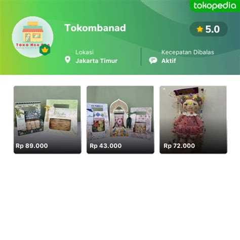 Toko Tokombanad Online - Produk Lengkap & Harga Terbaik | Tokopedia