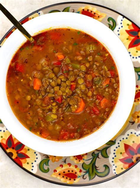 Sopa de Lentejas (Mexican Lentil Soup) - GypsyPlate