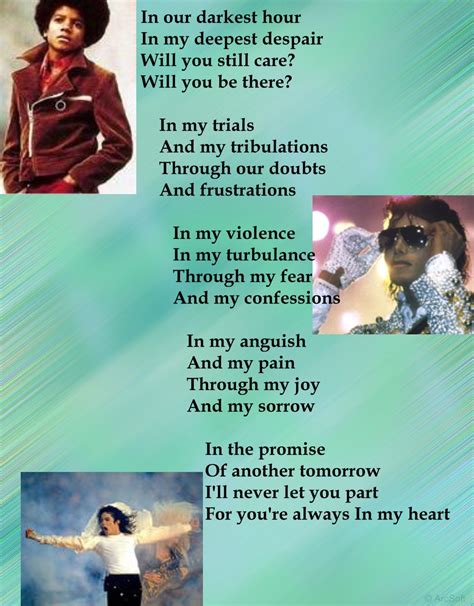 Michael Jackson Words To Songs