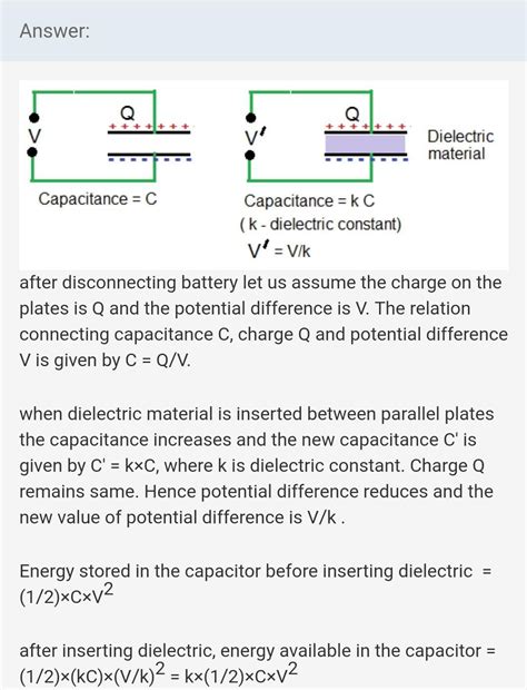 Between the plates of a parallel plate capacitor dielectric plate is ...