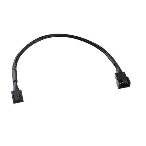 Easycargo 30cm Case Fan Extension Cable, PWM Fan Cable Extension, 3 pin ...