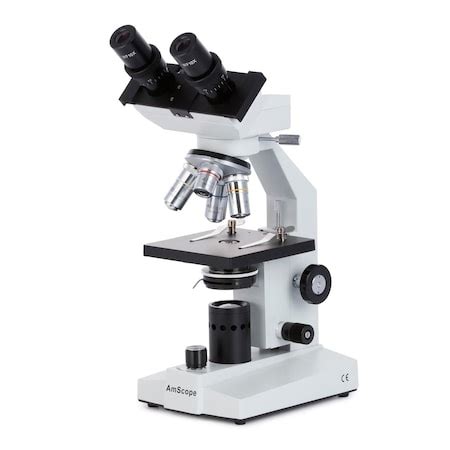 Amscope B100 Biological Binocular Compound Microscope 40X-1600X ...