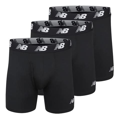 Buy New Balance Men's 6" Boxer Brief Fly Front With Pouch, 3-Pack ...