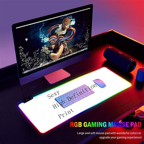 OHGCAU Gaming Mouse Pad Sexy Anime RGB LED Mouse Pad Sexy India | Ubuy