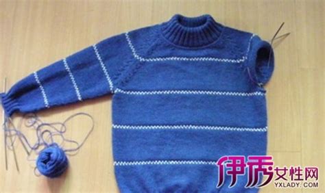【从上往下织毛衣教程】【图】细教从上往下织毛衣教程 男孩毛衣编织款式(3)_伊秀亲子|yxlady.com