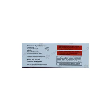 MACSART H 40MG TABLET 10'S, Price, Composition & Generic Alternatives ...
