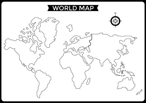 7 Best Images of World Map Printable A4 Size - World Map Printable ...