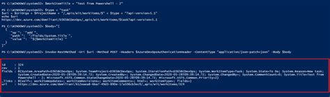 Image result for PowerShell Request to Search Azure Work Items