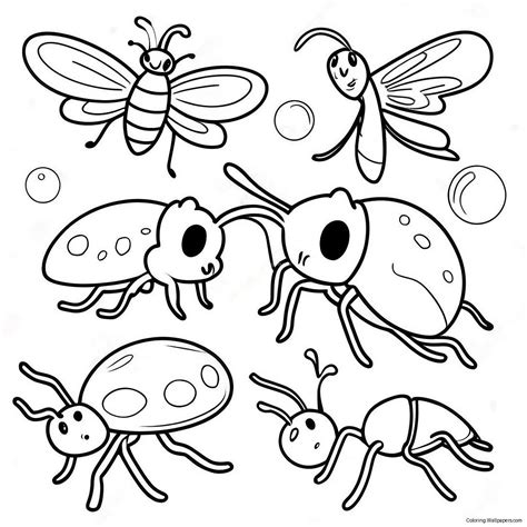Bugs Coloring Page (17610-13890)