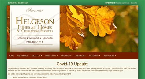 Access helgesonfuneralhome.com. Helgeson Funeral Home | Roseau MN ...