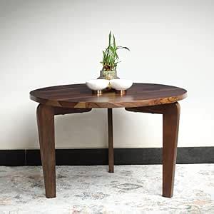 SHALU HANDICRAFT Solid Sheesham Wood Coffee Table, Centre Piece for ...