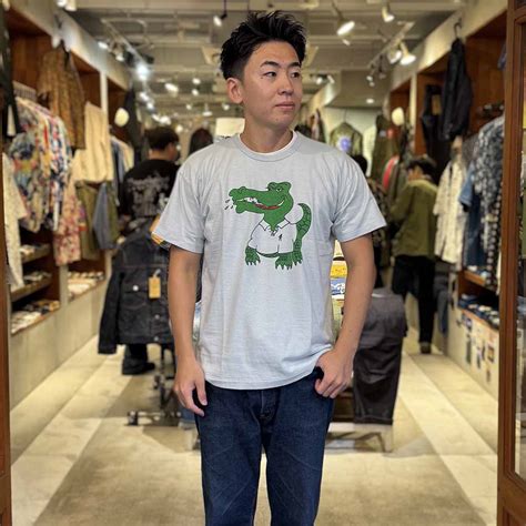 WAREHOUSE - 2ND HAND SERIES - Lot.4064 - S/S T-SHIRTS - CROCODILE - 40 ...