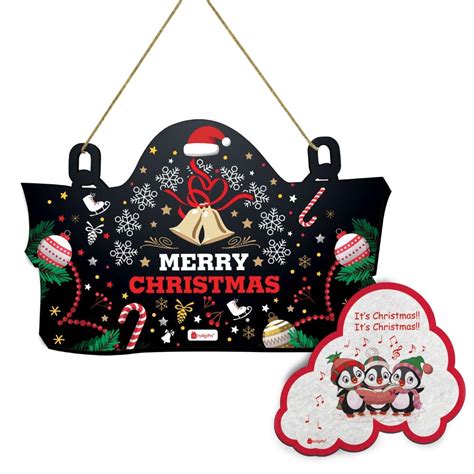 Buy Indigifts Christmas Home Decoration Items Merry Christmas Printed ...