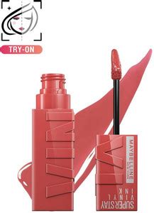 MAYBELLINE NEW YORK Superstay Vinyl Ink Liquid Lipstick, Peach I High ...