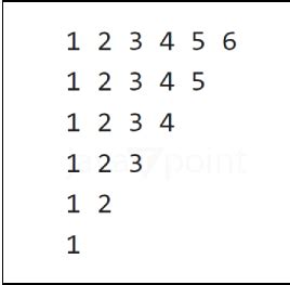 Write a JavaScript of Pyramid in Star 的图像结果