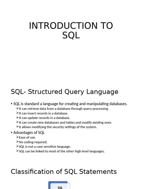 Image result for Basic Introduction to SQL