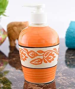 Sforzi Handmade Ceramic handwash Liquid soap Dispenser/Shampoo ...