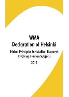 Buy WMA Declaration of Helsinki 2013: Ethical Principles for Medical ...