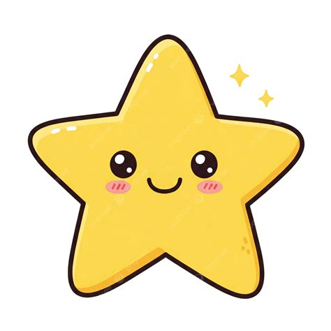Smiley Face Cartoon Star, Cartoon Star, Star, Cute Star PNG Transparent ...