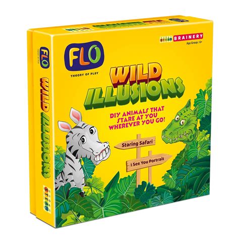 FLO Toys Steam Diy 3D Wild Animals And Birds Illusions Stem Activity K ...