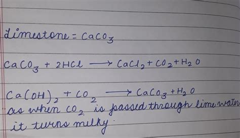 A student dropped few pieces of marble in dilute hydrochloric acid ...