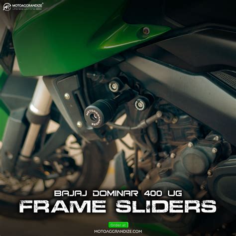 Frame sliders | Crash Protectors for Bajaj Dominar 250 | 400 UG (2019 ...